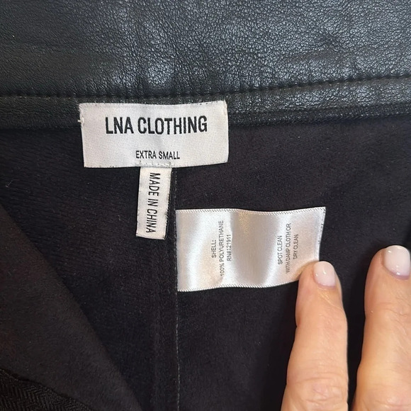 REVOLVE LNA FAUX LEATHER PANTS - Picture 6 of 6